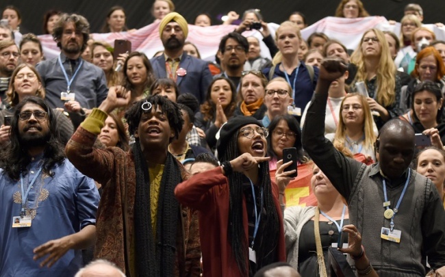 A number of protests were held in and around the COP24 climate talks, as activists demanded immediate action from lawmakers (AFP)