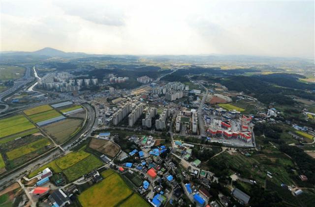 김포 고촌읍 일대.  [사진출처=네이버 지도]