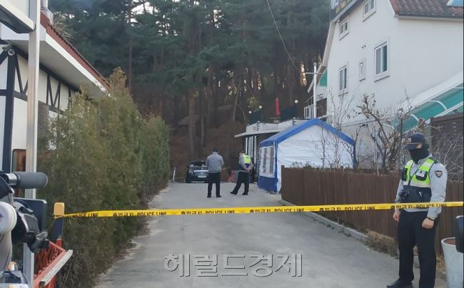 강릉 펜션 참사 현장 자료사진. [사진=김성우 기자/zzz@heraldcorp.com]