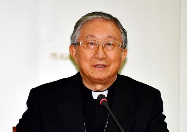 Archbishop of Gwangju Kim Hee-joong talks during a press conference held in Gwangju, South Jeolla Province, on Dec. 28, 2018. (Yonhap)