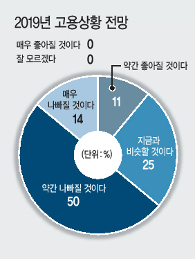 2019년 한국 경제가 작년보다 더 안좋아질 것이란 시각이 오피니언 리더들 설문조사결과 나타났다. 특히, 주력 산업의 경쟁력이 떨어질 것이라는 우려에 대해 응답자의 91%가 공감했다. 사진은 지난달 27일 여명을 배경으로 출근하고 있는 대우조선해양 근로자들.  거제도=박해묵 기자/mook@heraldcorp.com