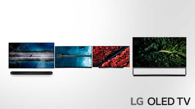 인공지능 기능을 적용한 LG전자의 올레드TV(왼쪽부터W9,E9,C9,Z9순)[사진=LG전자 제공]
인공지능 기능을 적용한 LG전자의 올레드TV(왼쪽부터W9,E9,C9,Z9순)[사진=LG전자 제공]