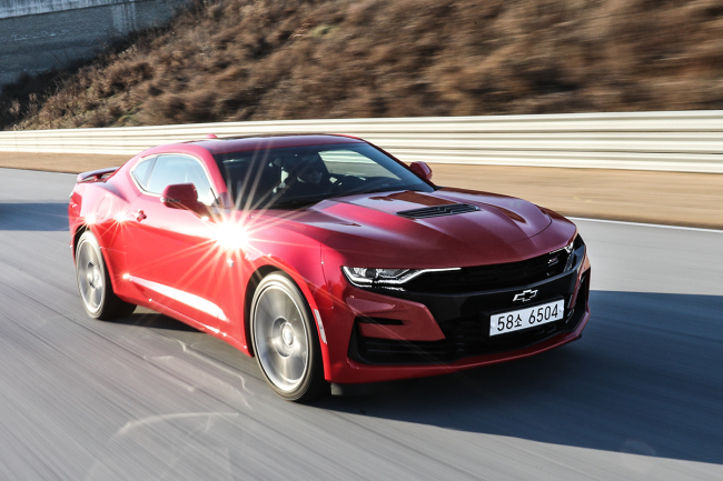 GM‘s New Camaro SS in “Flaming Red” (GM Korea)