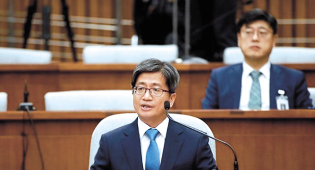 김명수 대법원장은 국회 인사청문회에서 ‘상고허가제’가 가장 이상적인 상고심 개편 해법이라는 의견을 냈다.  [연합뉴스]
