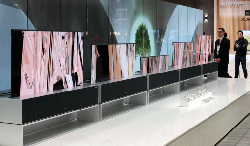 LG 롤러블 TV. 사진=연합뉴스