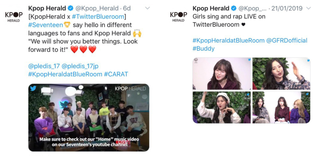 Kpop Herald's Twitter