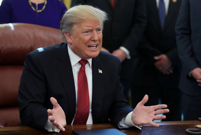 US President Donald Trump. Yonhap