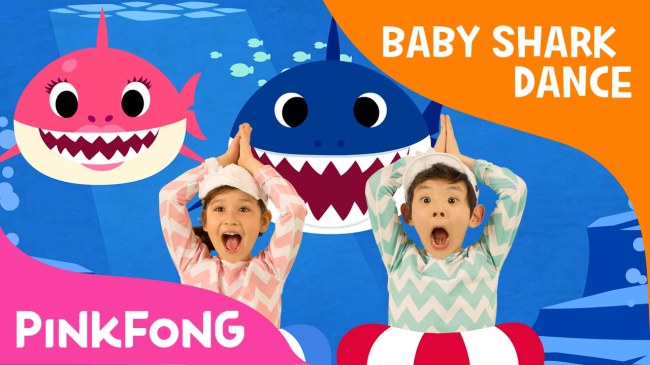 Captured image from Baby Shark music video