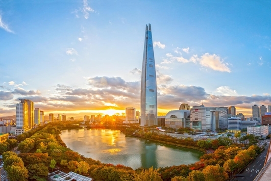 The Lotte World Tower in Jamsil, southeastern Seoul (Lotte Property & Development)