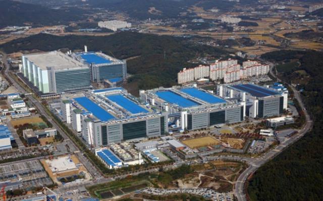 삼성디스플레이 아산캠퍼스 모습.