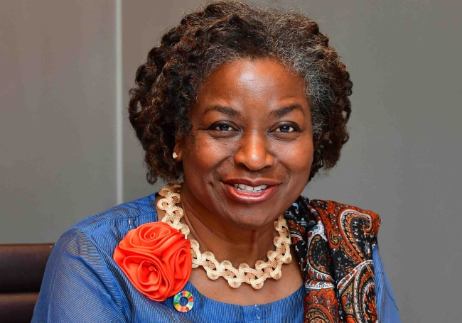 UNFPA executive director Dr. Natalia Kanem talks about Korea’s low fertility rate and related issues. (UNFPA)