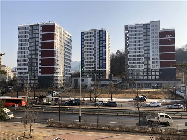 은평뉴타운 은뜨락 전경.