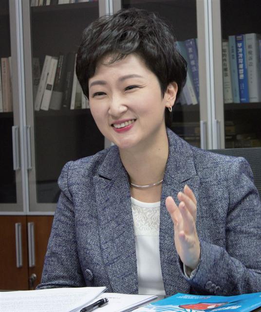 이언주 바른미래당 의원. 이 의원은 지난 18일 헤럴드경제와의 인터뷰에서 “바른미래 인사들은 중도 보수라는 당의 통합 정신을 존중해야 한다”고 했다. [이언주 의원실]