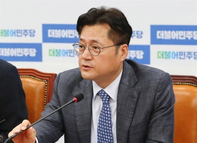 홍익표 민주당 수석대변인.  [연합]