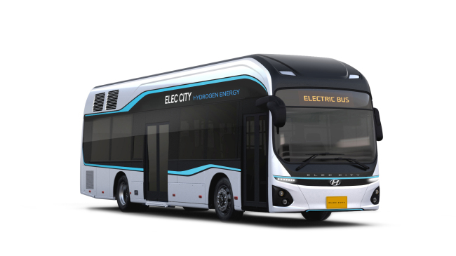 Fuel-cell bus by Hyundai Motor