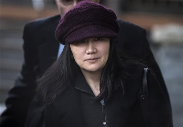 멍완저우 부회장 [AP]