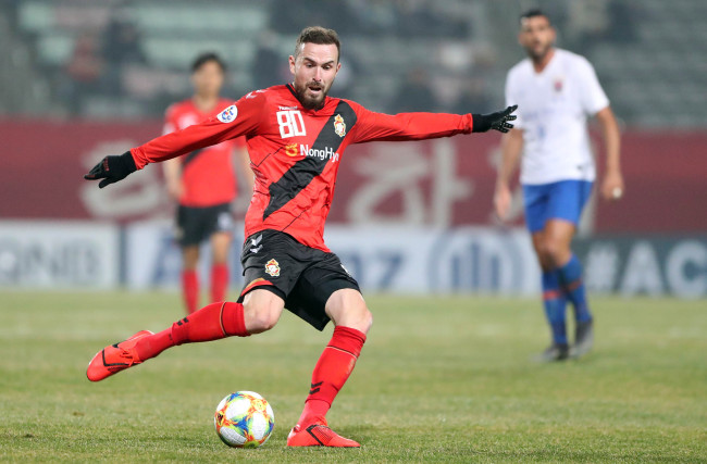 Jordon Mutch of Gyeongnam FC (Yonhap)