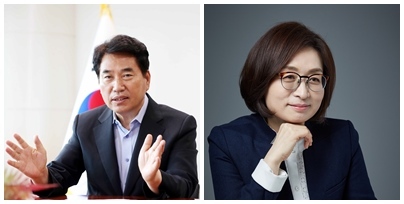 [백군기 용인시장(왼쪽)과 은수미 성남시장(오른쪽)
[백군기 용인시장(왼쪽)과 은수미 성남시장(오른쪽)
