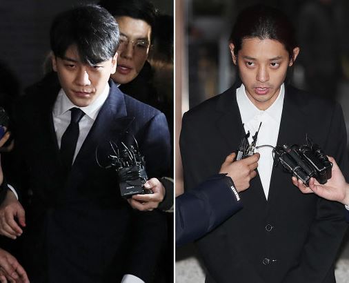 Seungri (left) Jung Joon-young (Yonhap)