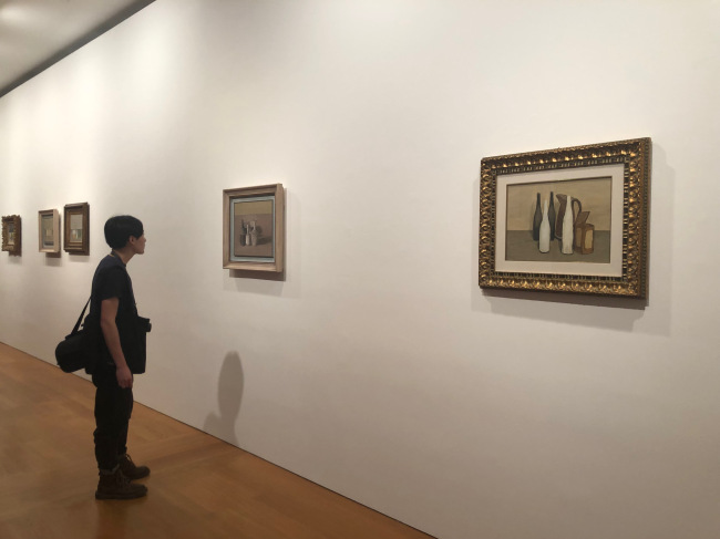 가고시안 갤러리에선 '세잔, 모란디 그리고 산유'전이 열린다. 중국 유명작가 쩡판즈가 큐레이팅 했다. [사진=이한빛 기자/vicky@]