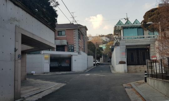 고가 단독주택이 밀집해 있는 서울 용산구 한남동 지역.  [헤럴드경제DB]
