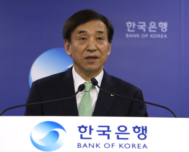 Bank of Korea Governor Lee Ju-yeol (Yonhap)
