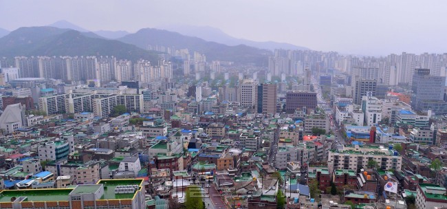 경기도의 한 주거밀집지 모습 [헤럴드DB]