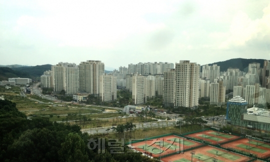 세종시 아파트 밀집지역의 모습. [헤럴드경제DB]
