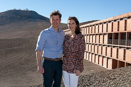The Crown Prince Couple of Denmark during their visit to ESO’s Paranal Observatory in March 2013 (ESO)