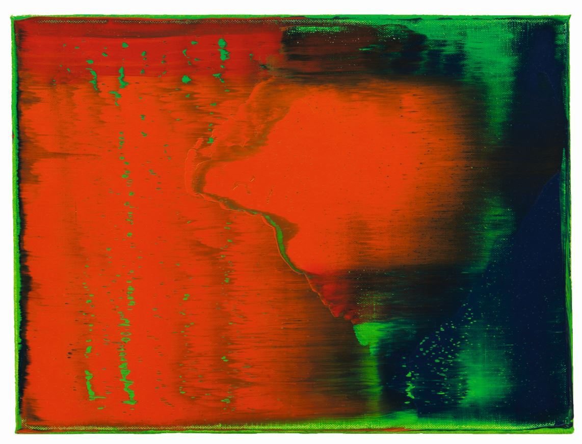 게르하르트 리히터, 녹색 - 청색 - 적색 789-76, 1993, 캔버스에 유채, 30x40cm. [사진제공=학고재갤러리]