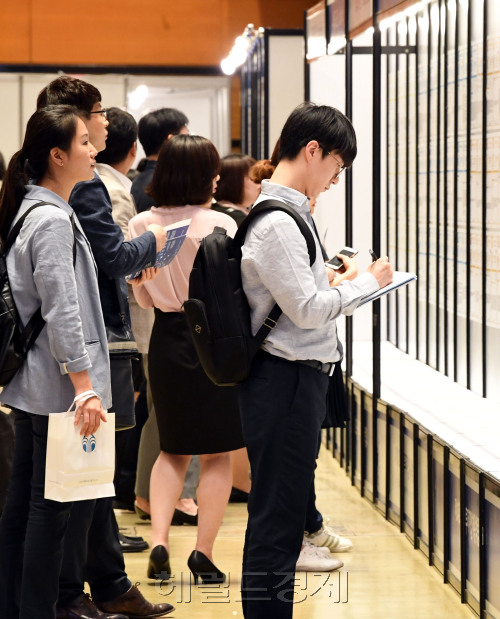 2019 상반기 외국인 투자기업 채용박람회가 4일 서울 강남구 코엑스에서 참가자들이 채용상담,심층면접,취업특강,취업컨설팅,기업설명회등을 알아보고있다.<br />정희조 기자/checho@heraldcorp.com  190604
2019 상반기 외국인 투자기업 채용박람회가 4일 서울 강남구 코엑스에서 참가자들이 채용상담,심층면접,취업특강,취업컨설팅,기업설명회등을 알아보고있다.
정희조 기자/checho@heraldcorp.com  190604