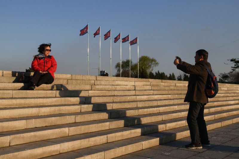 Ordinary Chinese pay travel companies around $360 for a standard three-day trip to North Korea (AFP-Yonhap)