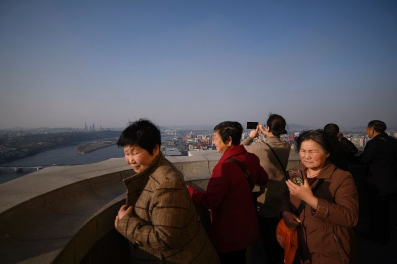 At the industry's peak, 2,000 tourists a day were arriving in North Korea (AFP-Yonhap)