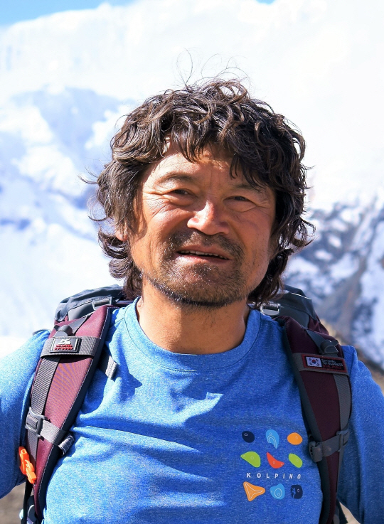 김홍빈 대장이 세계 제11위 봉인 가셔브룸 I봉(8068m) 등정에 성공했다. [남도일보/원정대 나정희 대원 제공]