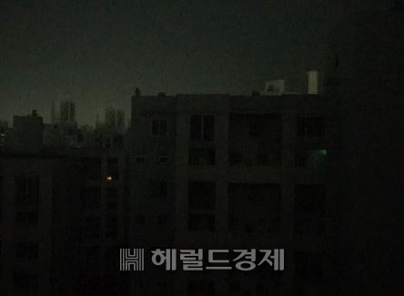 정전된 아파트 이미지. [헤럴드DB]
