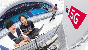 KT는 12일부터 광주와 여수에서 개최되는 ‘2019광주FINA세계수영선수권대회’에 5G를 포함한 유무선 통신망과 운용센터 구축을 완료하고, 안정적 대회 운영을 위한 준비를 마쳤다고 밝혔다. [KT 제공]
