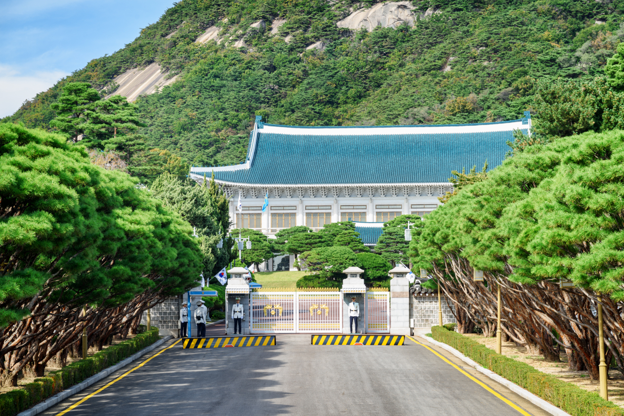 청와대 전경.
