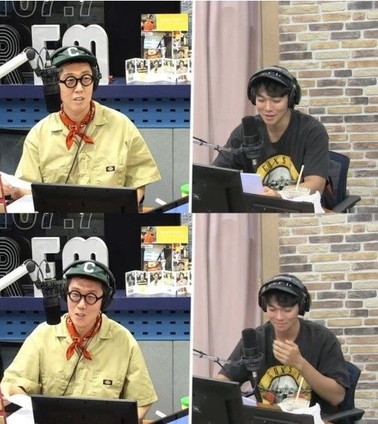 SBS 파워FM ‘ 영철의 파워FM’게스트로 나선 배우 이규한. [SBS 파워FM ‘ 영철의 파워FM’ 방송 캡처]