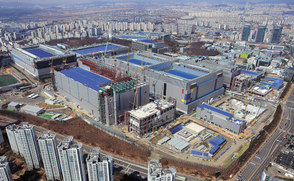 삼성전자 화성캠퍼스 EUV(극자외선) 라인 전경.
[삼성전자 제공]