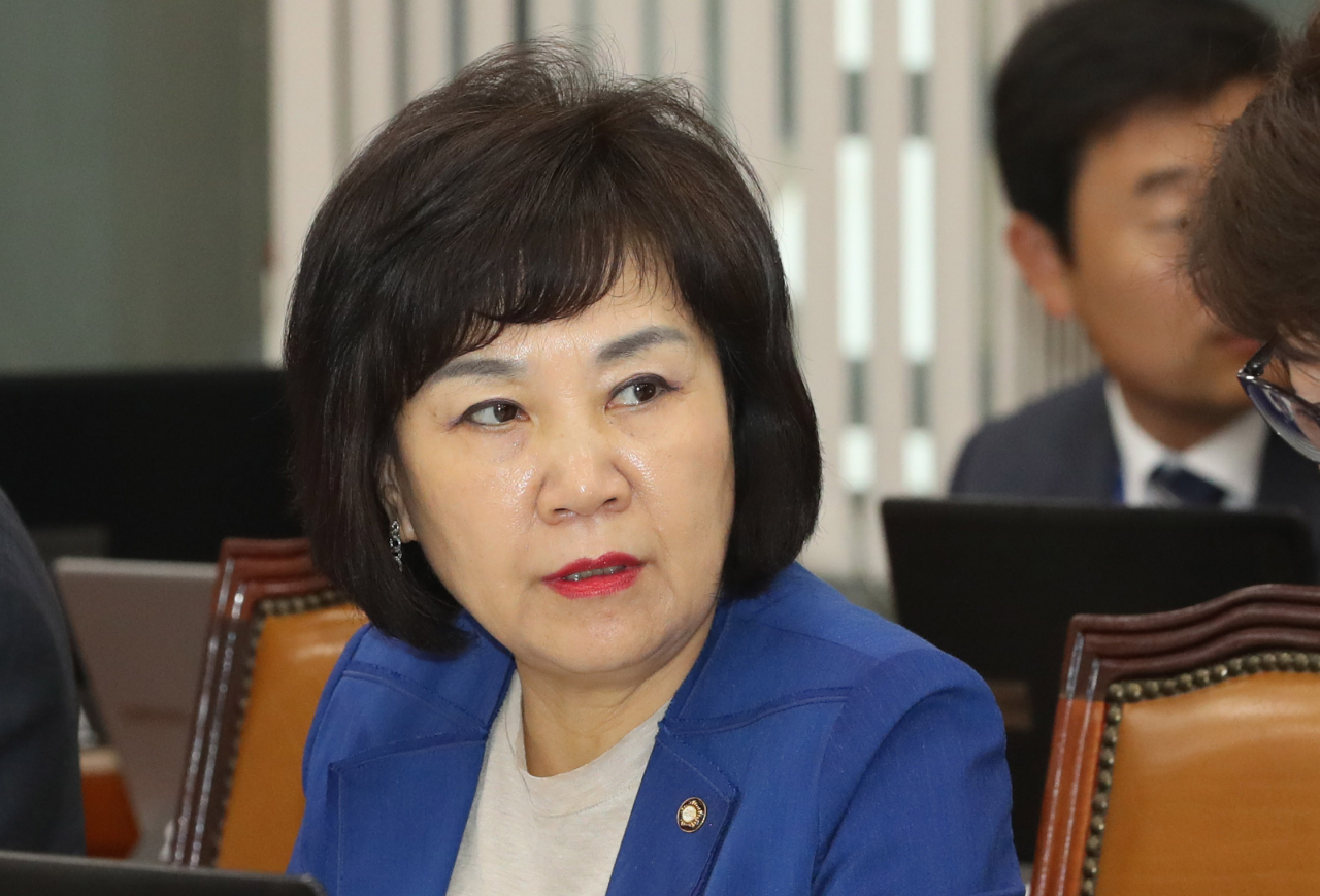 김순례 자유한국당 최고위원의 당원권 정지 3개월 징계가 18일 종료된다.[연합]