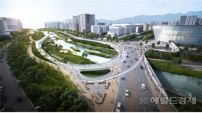 창동상계 동서간 연결교량 설계공모 최종 당선작 . [서울시 제공]