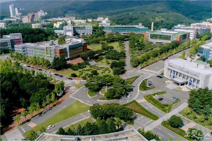 교육부의 4차 산업혁명 혁신선도대학에 선정된 대구가톨릭대 전경.[대구가톨릭대 제공]