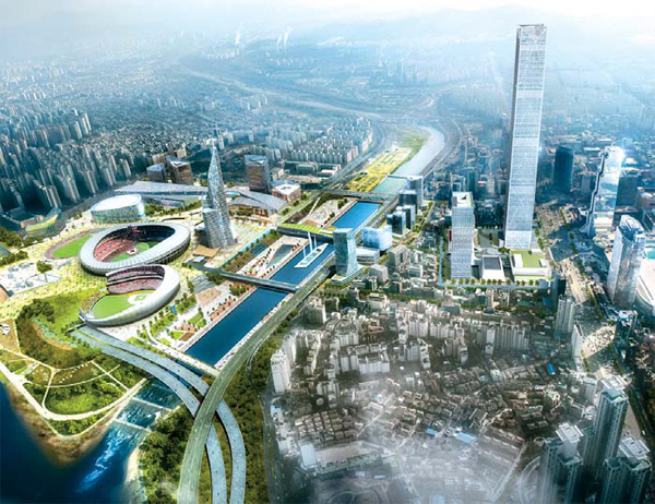[이미지=강남권 국제교류복합지구 조감도]