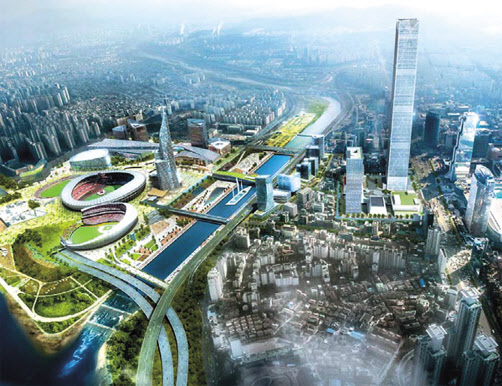 강남권 국제교류복합지구 조감도.