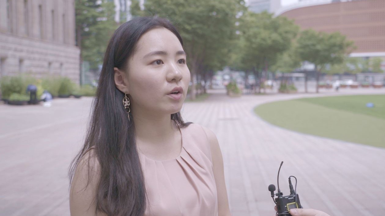 Lee Min-youn, 22-year-old college student (Photo by Choi Ji-won/ The Korea Herald)