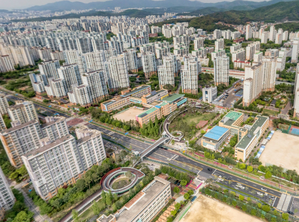 판교 신도시 전경