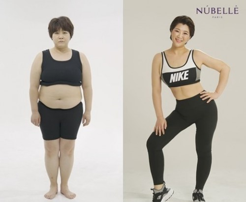 김도연의 감량 전(왼쪽) 후(오른쪽) 모습. [엘솔컴퍼니]