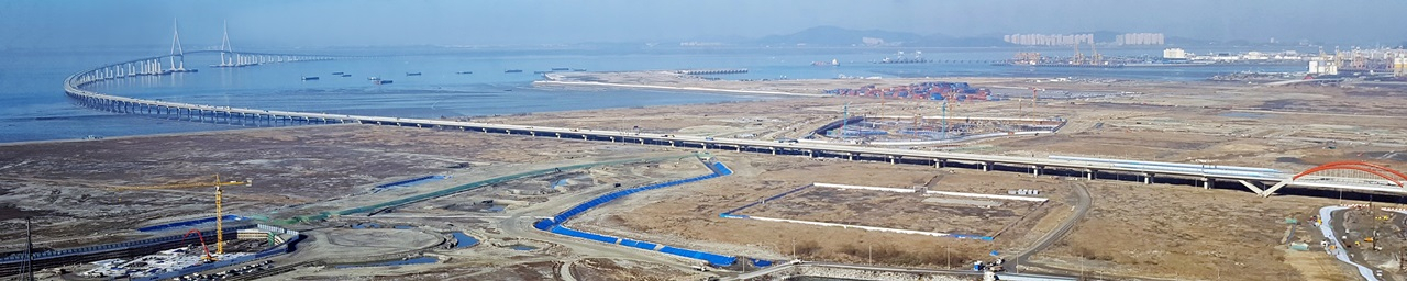 인천경제자유구역 송도 6·8공구 전경