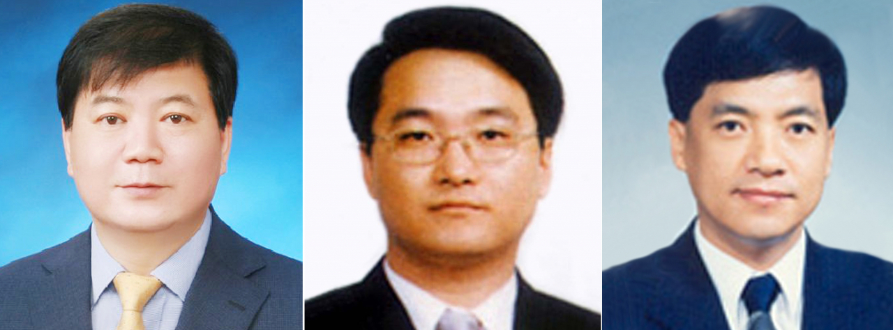 법무부는 26일 검찰인사위원회를 열어 배성범 광주지검장(왼쪽부터)을 서울중앙지검장, 강남일 법무부 기획조정실장을 대검찰청 차장, 이성윤 대검 반부패강력부장을 법무부 검찰국장에 임명하는 등 검사장급 간부 39명 승진·전보 인사를 31일자로 단행했다. 연합뉴스