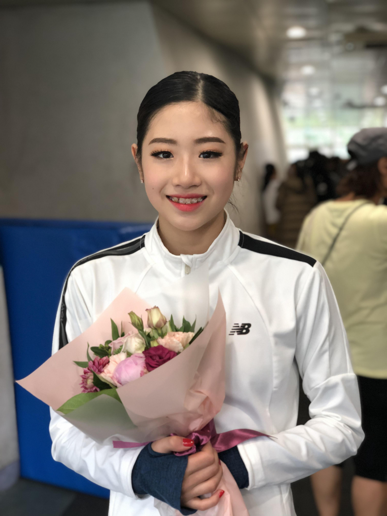 28일 태릉선수촌 실내빙상장에서 열린 2019-2020 국제빙상경기연맹(ISU) 피겨 주니어 그랑프리 파견선수 선발전 여자싱글에서 총점 194.34점으로 우승을 차지한 이해인(한강중학교)이 포즈를 취하고 있다. 연합뉴스